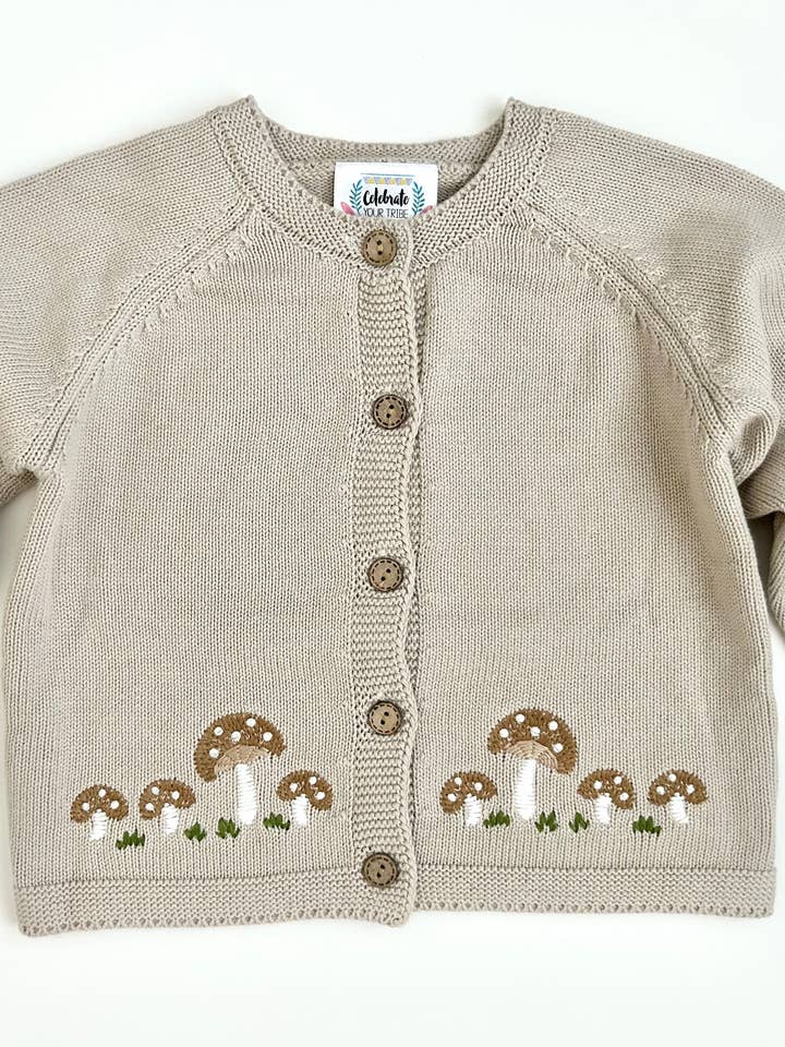 Shroom and Bloom Cardigan for wholesale by Celebrate Your Tribe