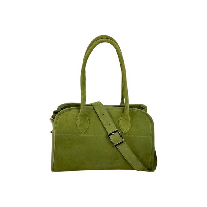 Chenson & Gorett - Wholesale Shoulder Bag - Women's - Italian Leather Shoulder Bag with Long Handles Promo 5789424