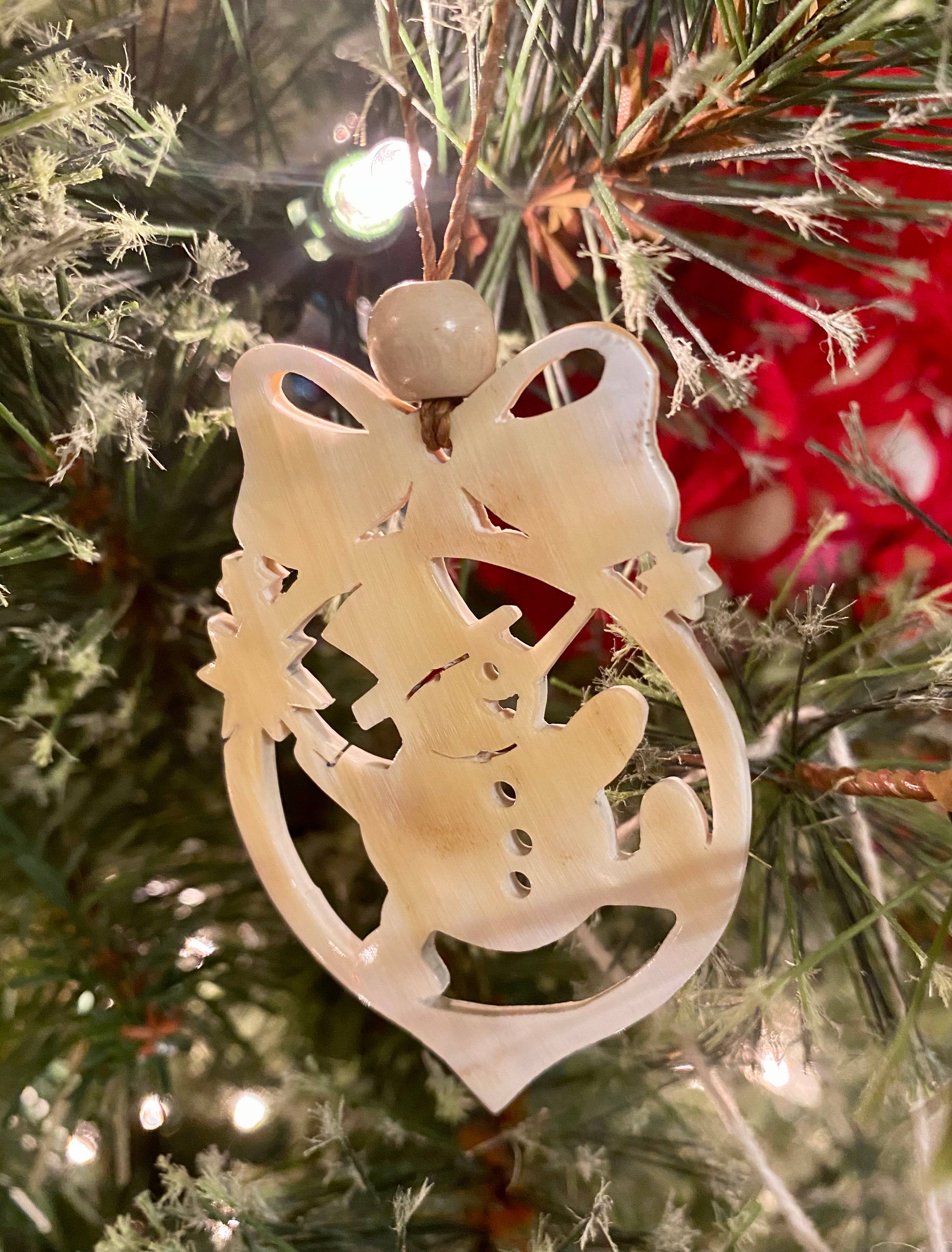 Blossom Inspirations - Wholesale Ornament - Snowman Horn Ornament0