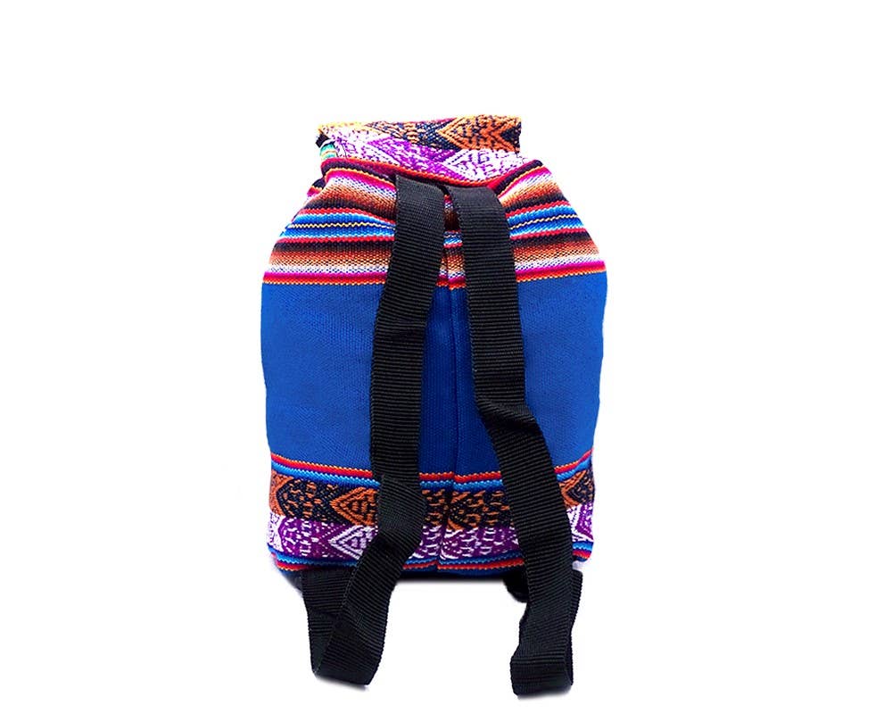 Pichincha - Wholesale Backpack - Women's - Mini Tribal Striped Peruvian Backpack3