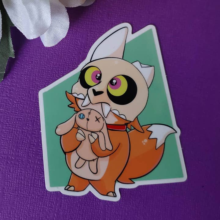 Fox King Sticker (fox + king from 'owl house') for wholesale by Meg's Mashables
