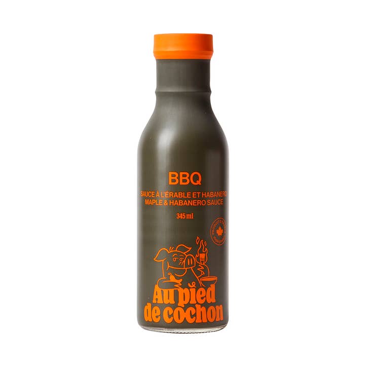 "Au pied de cochon" Spicy Habanero Maple BBQ sauce for wholesale by Favuzzi (Canada)