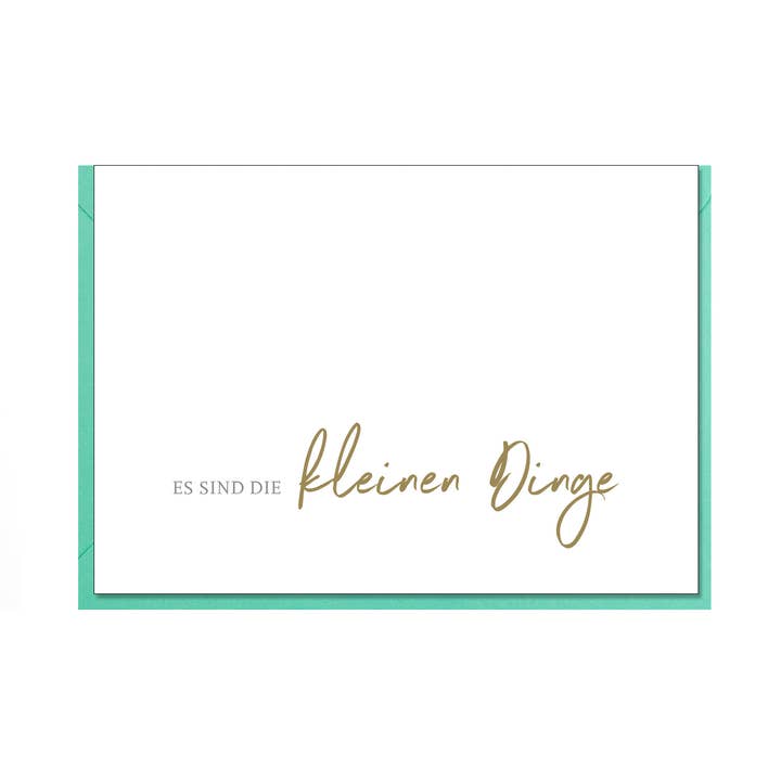 Cartão dobrável horizontal, IT'S THE LITTLE THINGS por atacado de 17;30