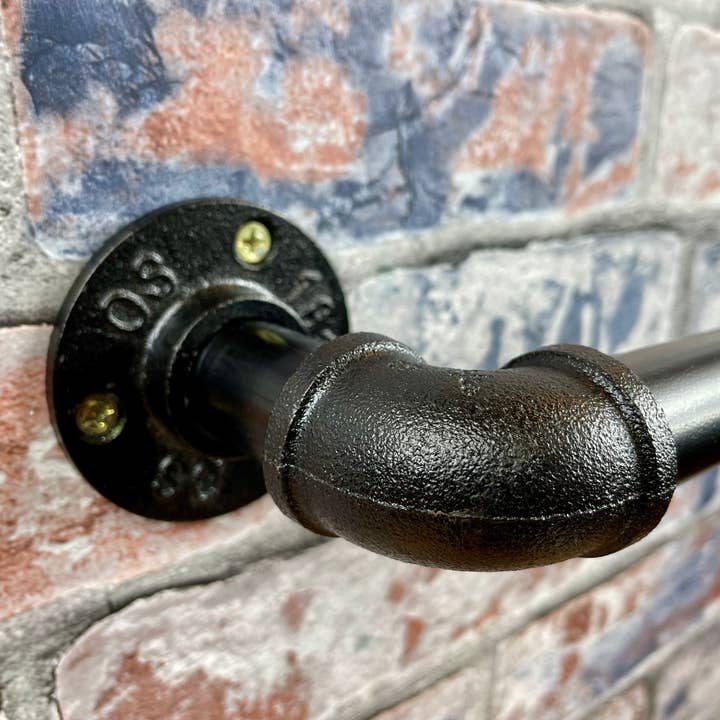 Fandomonium - Vente Porte-rouleaux de papier toilette - Porte-rouleau de papier toilette en acier de style industriel2