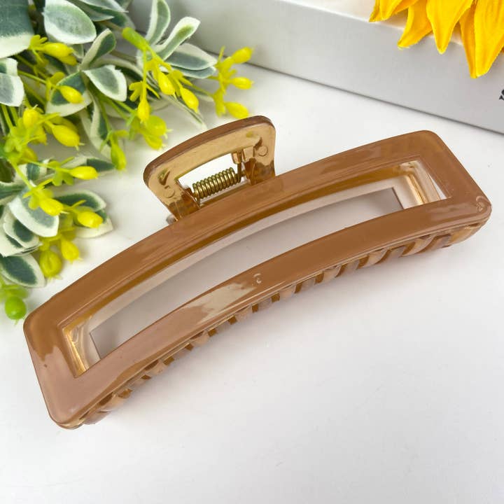 mildstyles - Wholesale Hair Clip - Women's - 4.4" Rectangular Colorful Hair Claw Clip11