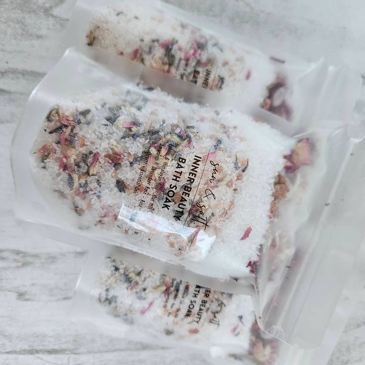 Lux&Lou - Wholesale Bath Soak/Milk - Inner Beauty Bath Soak - Bath Salt - with Rose Quartz3