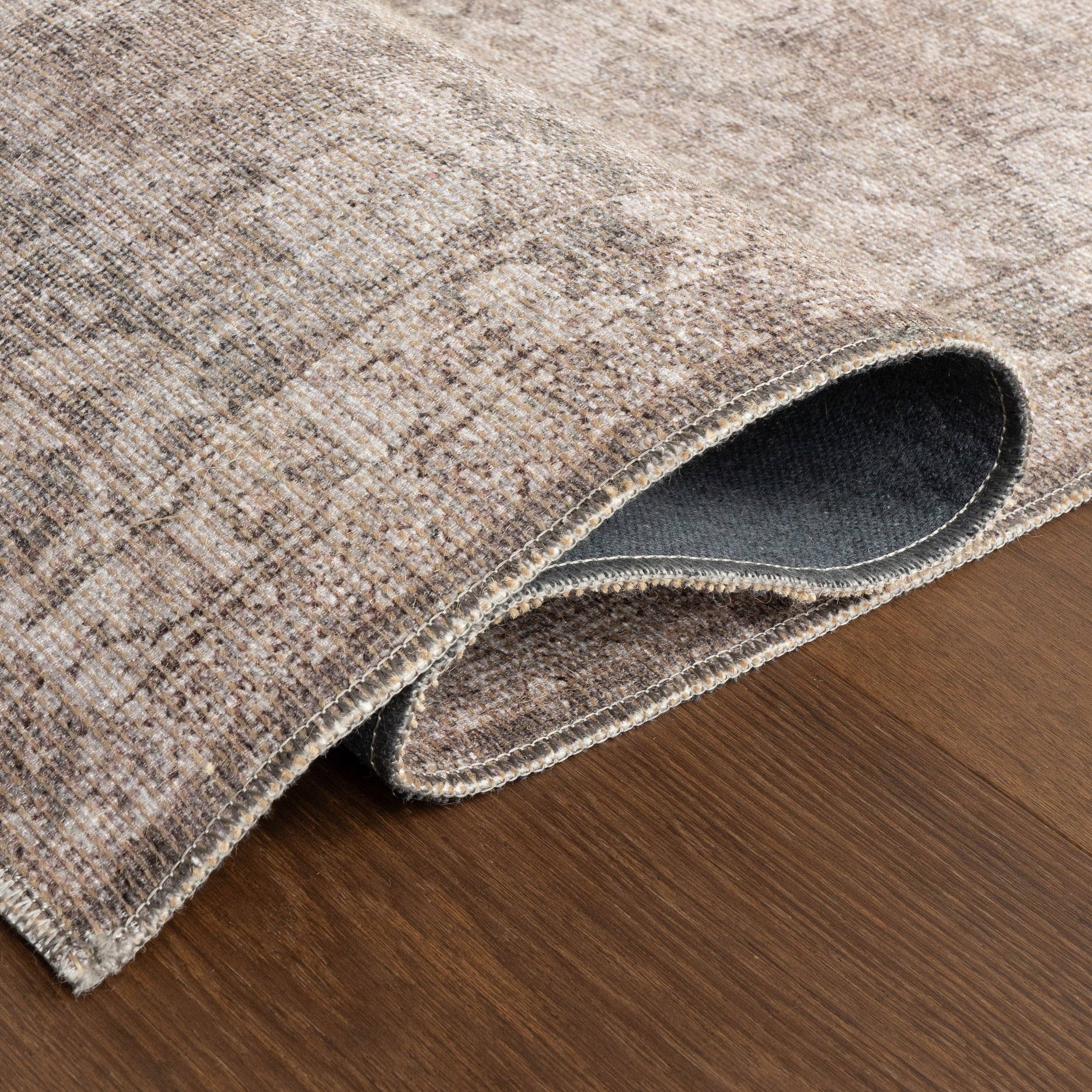 Dark Beige Hillstone Collection Delphi Traditional Vintage Medallion Area Rug for wholesale on Faire2