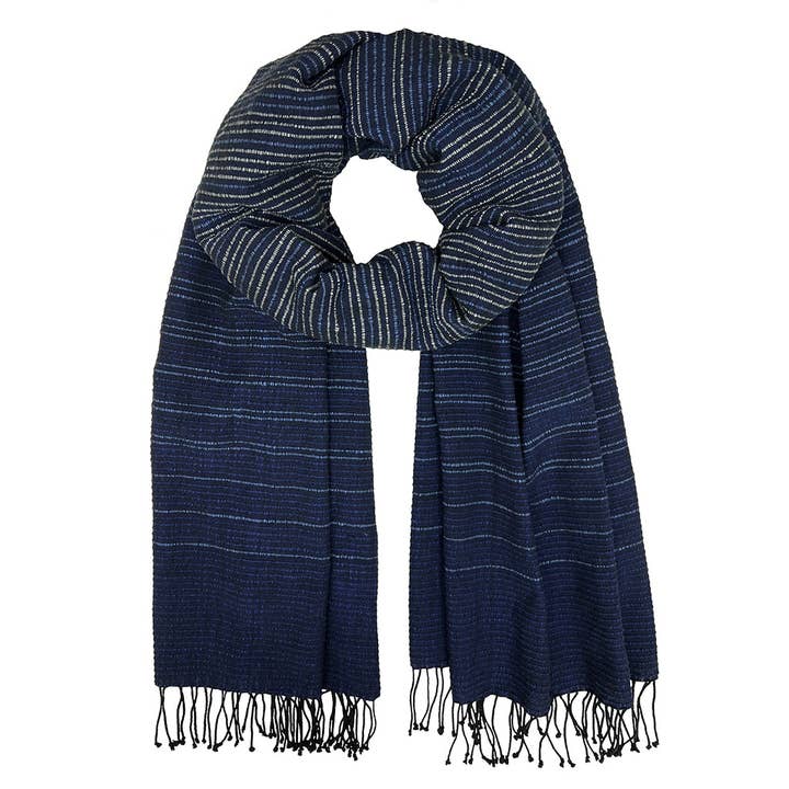 SLATE + SALT - Wholesale Scarf - Women's - Ethiopia Handloom Wrap Scarf4