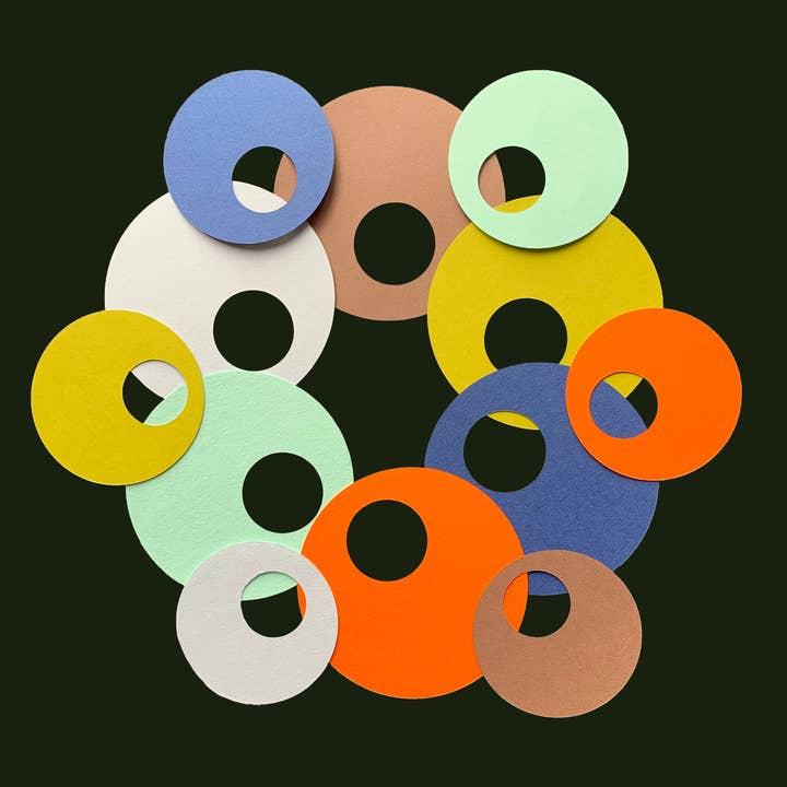 TenTa - Wholesale Gift Tag - Artisanal Hand-Cut Circle Gift Tag (Pack of 12)7