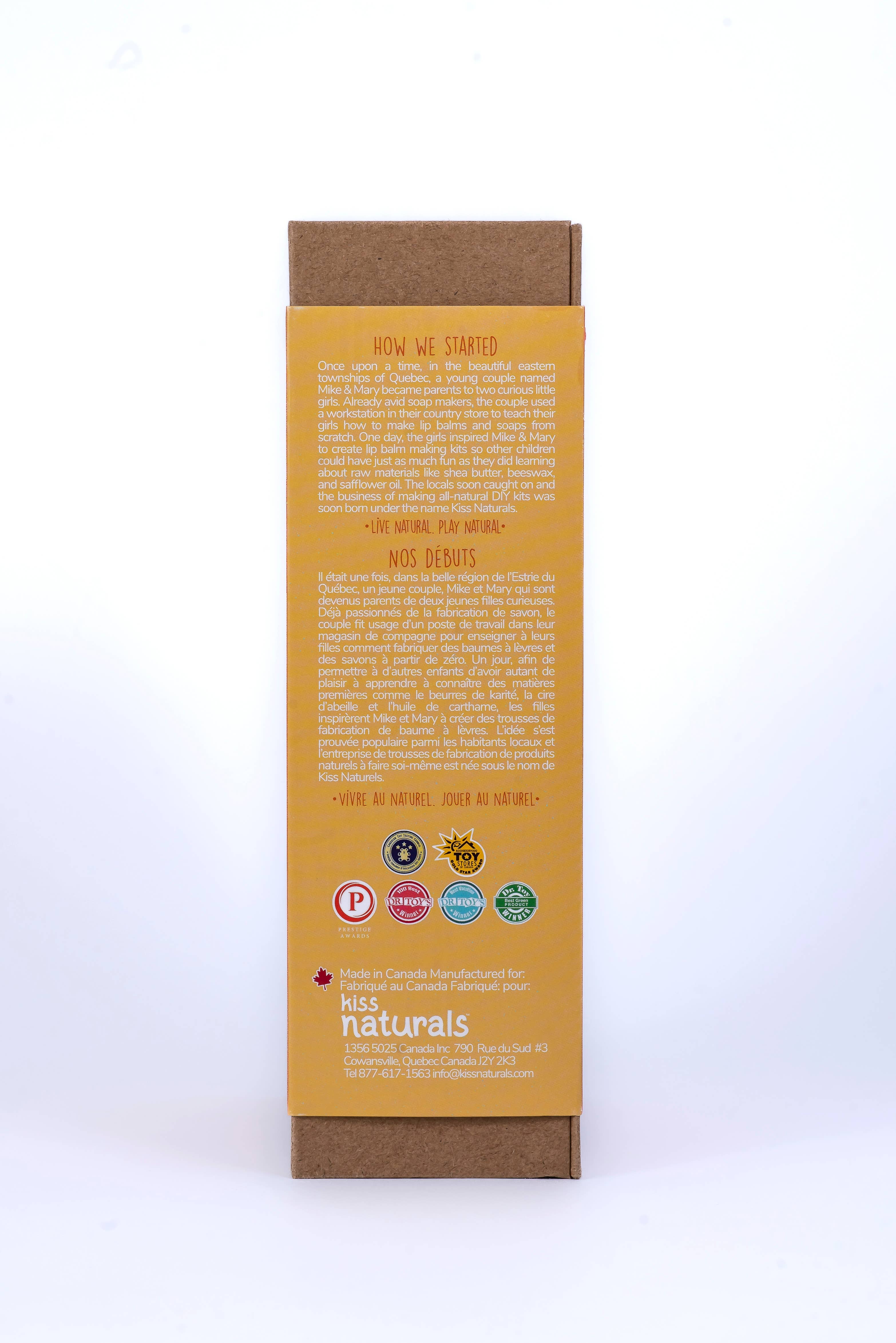 Earthy Good / Kiss Naturals - Wholesale DIY Craft Kit - Kids - Kiss Naturals DIY Lava Lip Gloss Kit for Kids | Case of 64