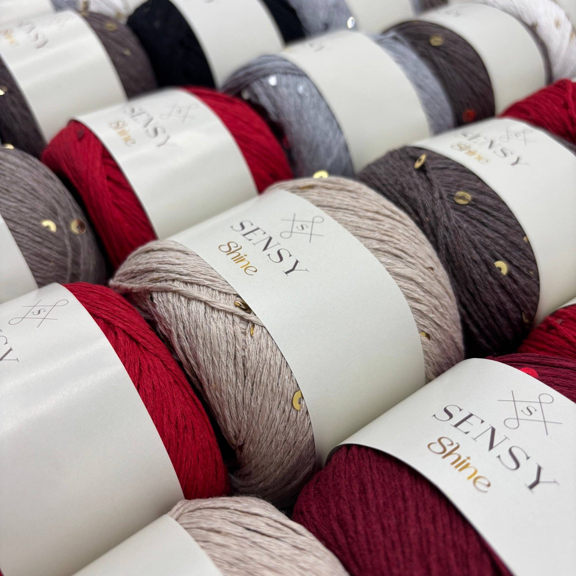 Sensy - Wholesale Yarn - Sensy Shine Yarn, 3.5 oz, 340 yards, Gauge 2 Fine7