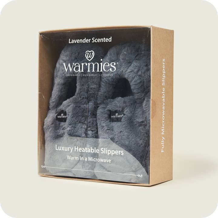 Warmies - Wholesale Slippers - Women's - Warmies Luxury Steel Grey Slippers