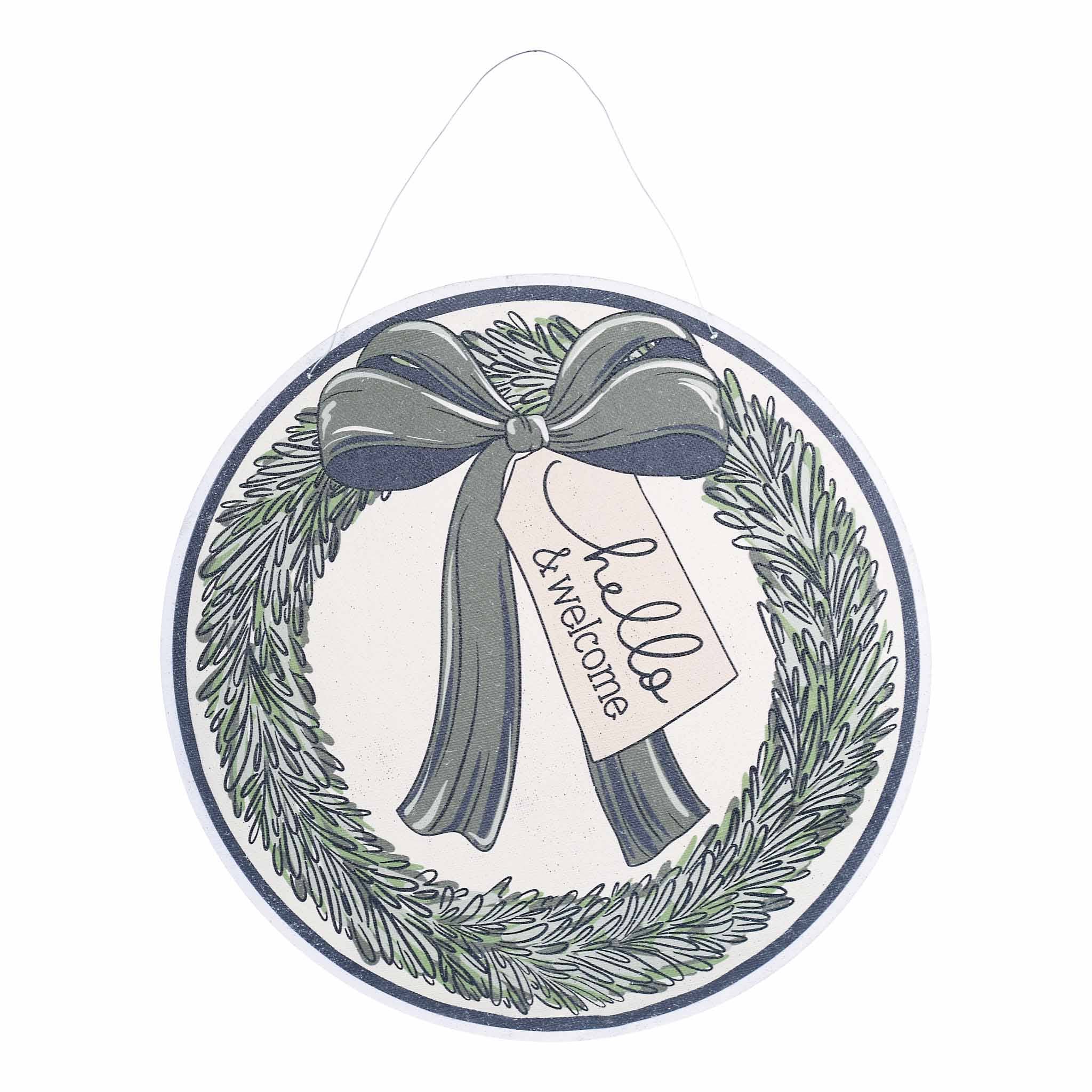 Glory Haus - Wholesale Wreath - Born in a Stable/Hello Wreath Burlee1