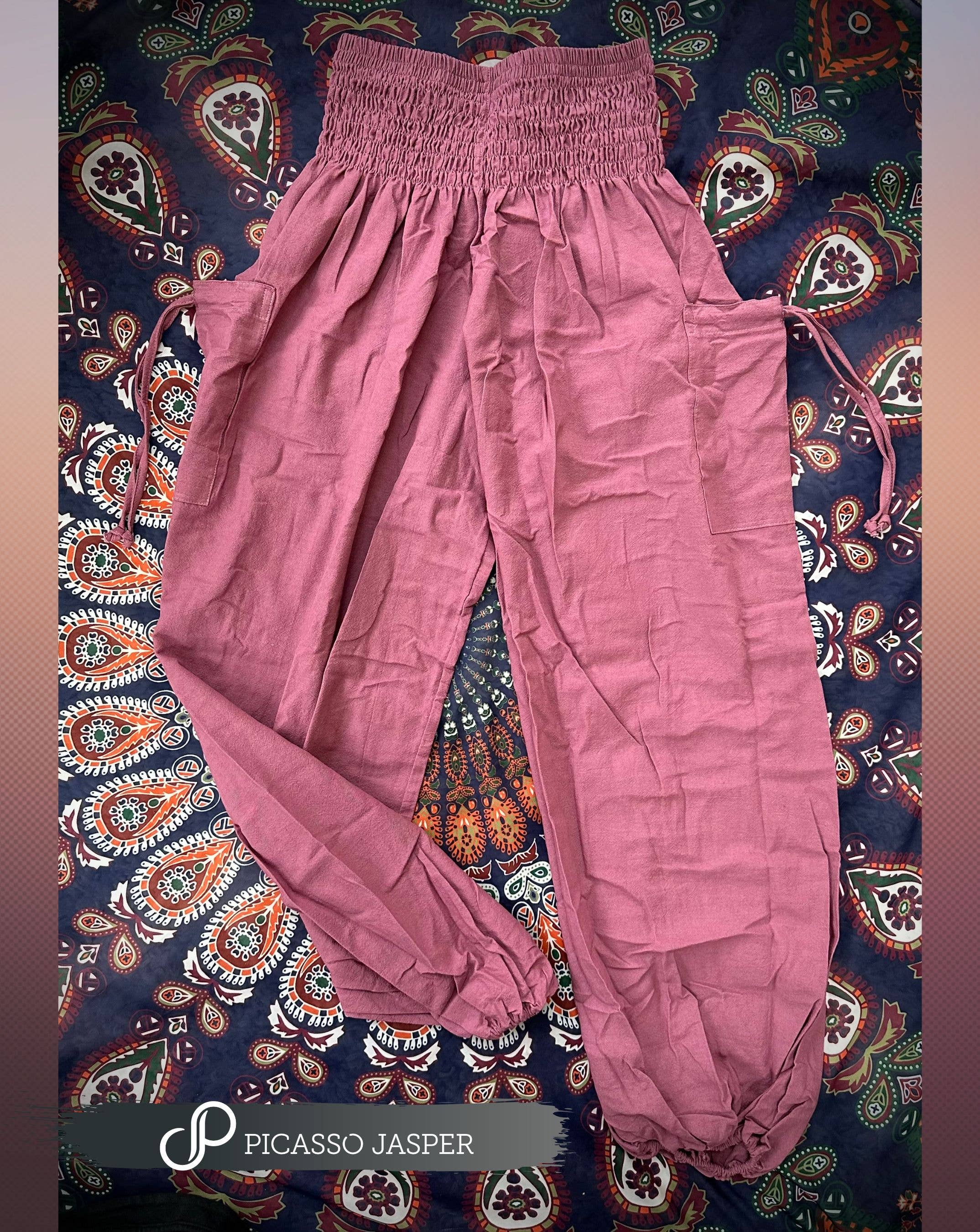 Picasso Jasper - Wholesale Pants - Women's - 100% Cotton, Two Pocket Magic Pants8