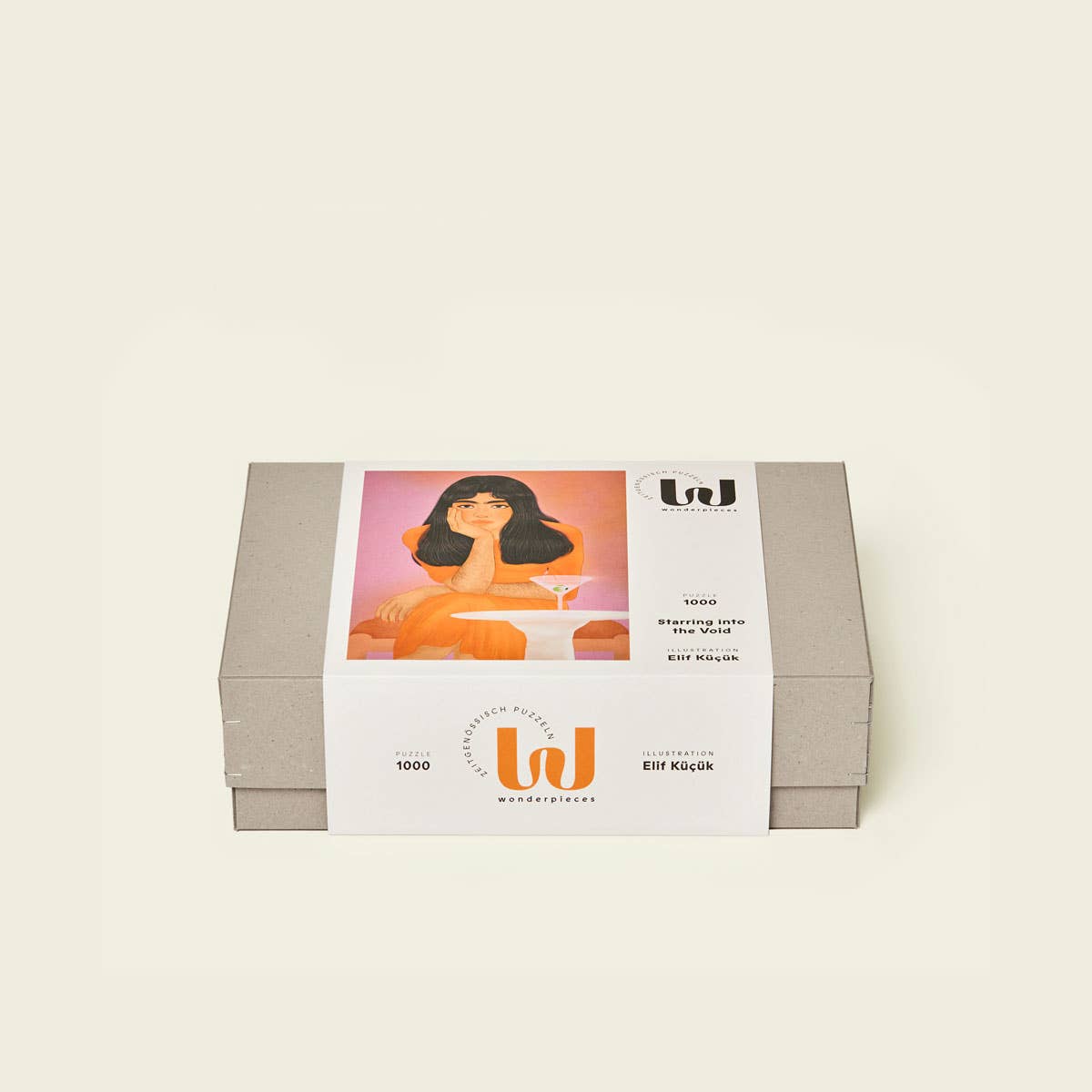 Wonderpieces - Wholesale Puzzel - Volwassene - Puzzel »Staring into the Void« | Illustratie Elif Küçük4