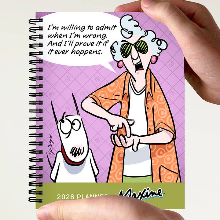 TF Publishing - Paper Goods - Wholesale Planner - 2026 Maxine Medium Weekly Monthly Planner2