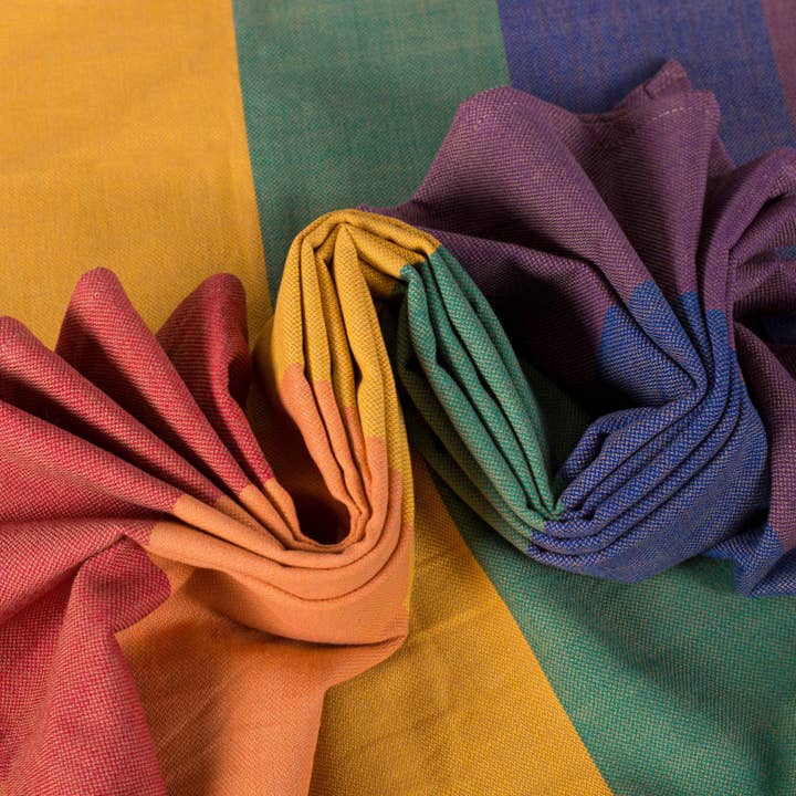 Tragetuch, Babytragetuch Pride - bronceado, fair, handgewebt für den Großhandel von Girasol