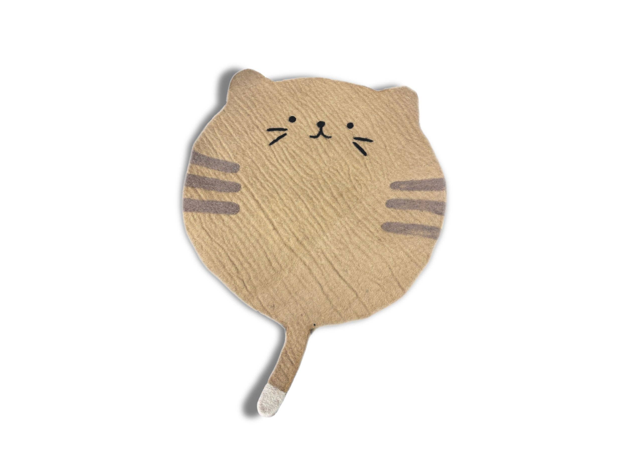 Everest Pet Supply & Gifts - Vente Lit – chat - Tapis de repos pour chat en laine 100 % naturelle, feutré à l'eau, doux et confortable1