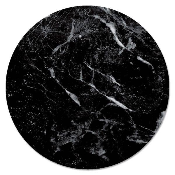 Glass Lazy Susan - Black Marble for wholesale by CounterArt/Highland Home/Thirstystone/CoasterStone