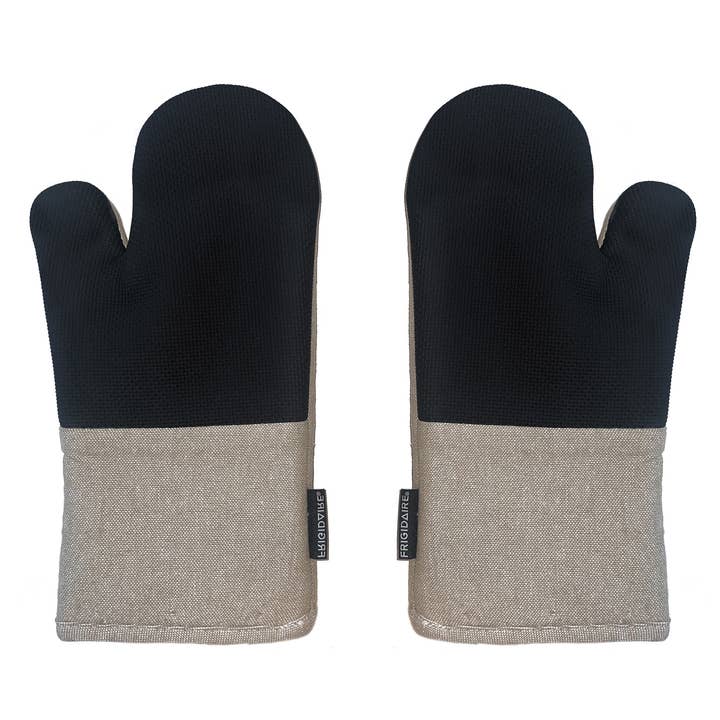 home mart goods - Wholesale Oven Mitt/Pot Holder - Beige Heat Resistant Oven Mitts With Cotton & Neoprene