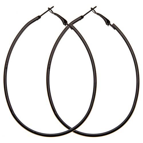 Argolas, 85x60mm, Preto por atacado de EHAWA