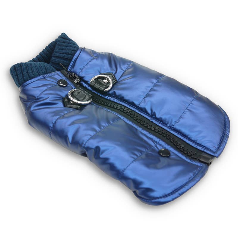 Dogo Pet - Wholesale Pet Coat - Dog - Runner Coat Metallic Blue3