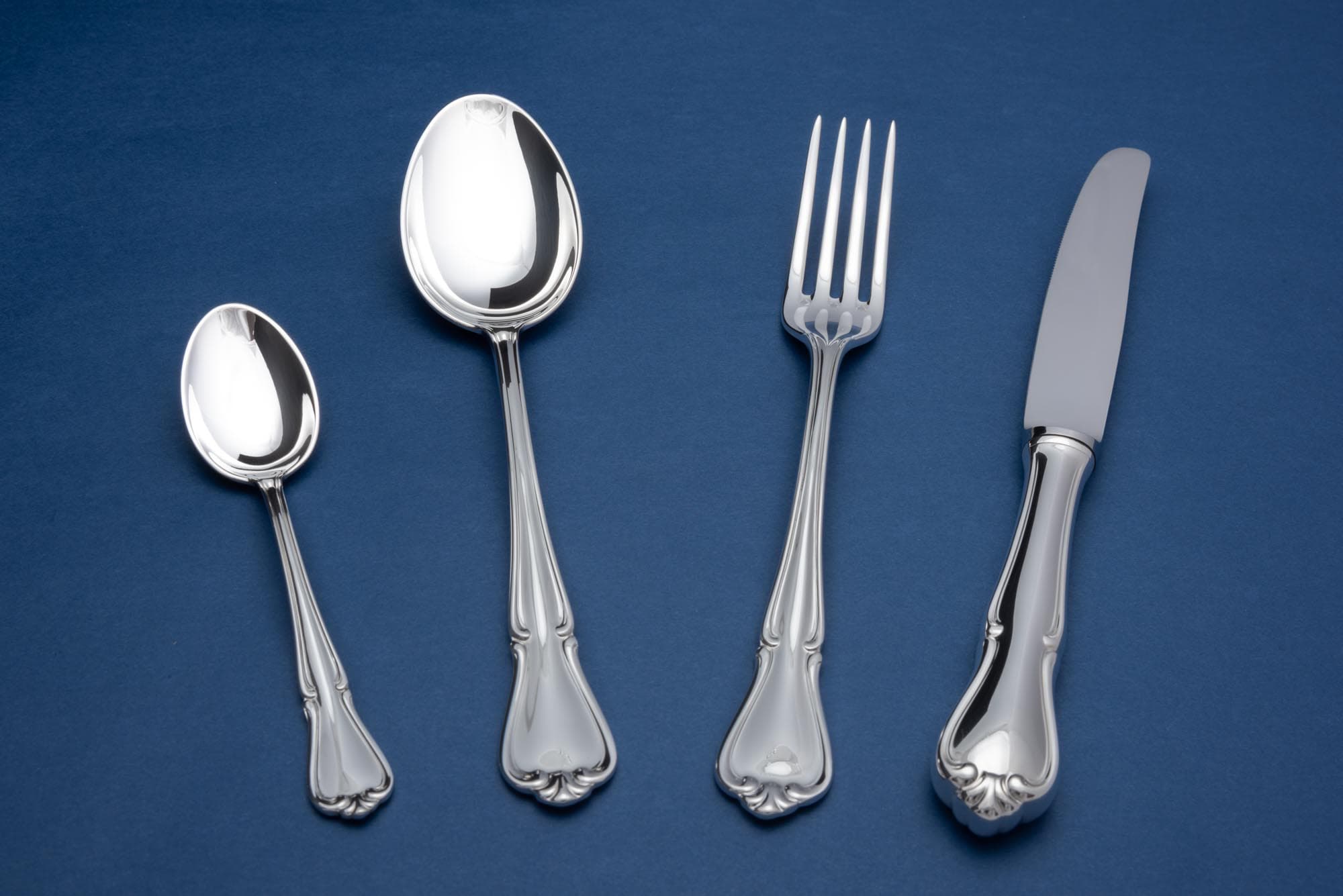 Gebrüder Reiner GmbH & Co. KG - Wholesale Tafelvork - Schönbrunn zilveren bestek, tafelvork1