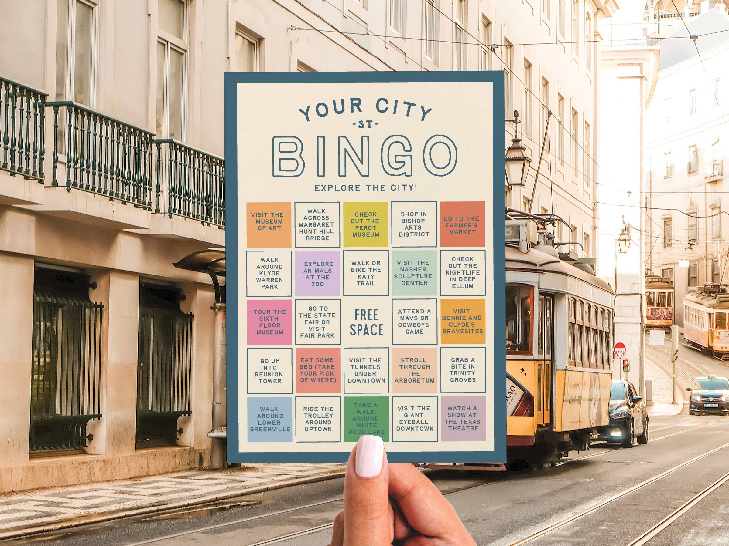 Easyhand Goods – formerly Onderkast - Wholesale Card Game - Custom City Explorer Bingo Card5