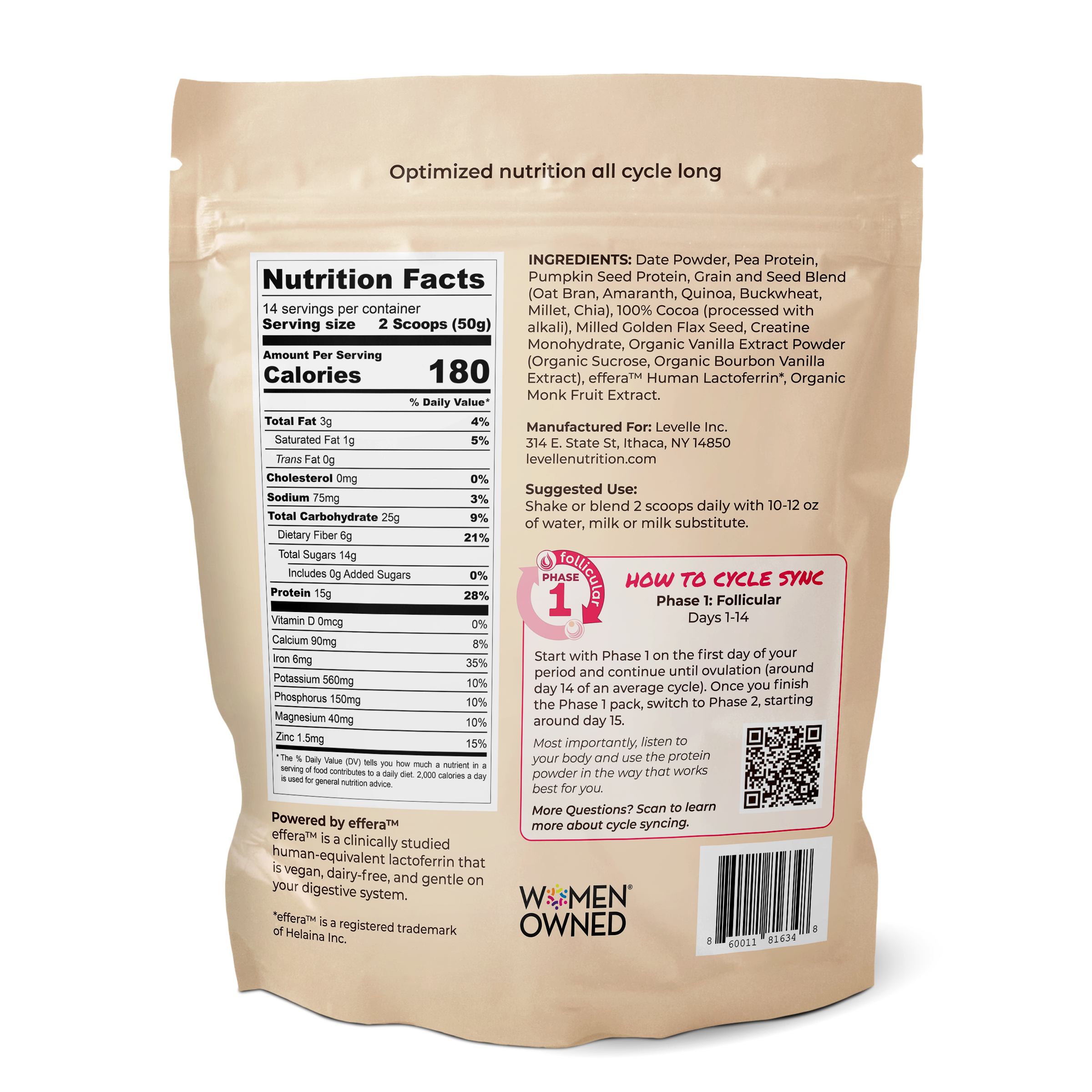 Levelle Nutrition - Wholesale Protein/Superfood Powder - Boom Chocolata Vegan Protein Set - 24ct Case– SPECIAL BUY6