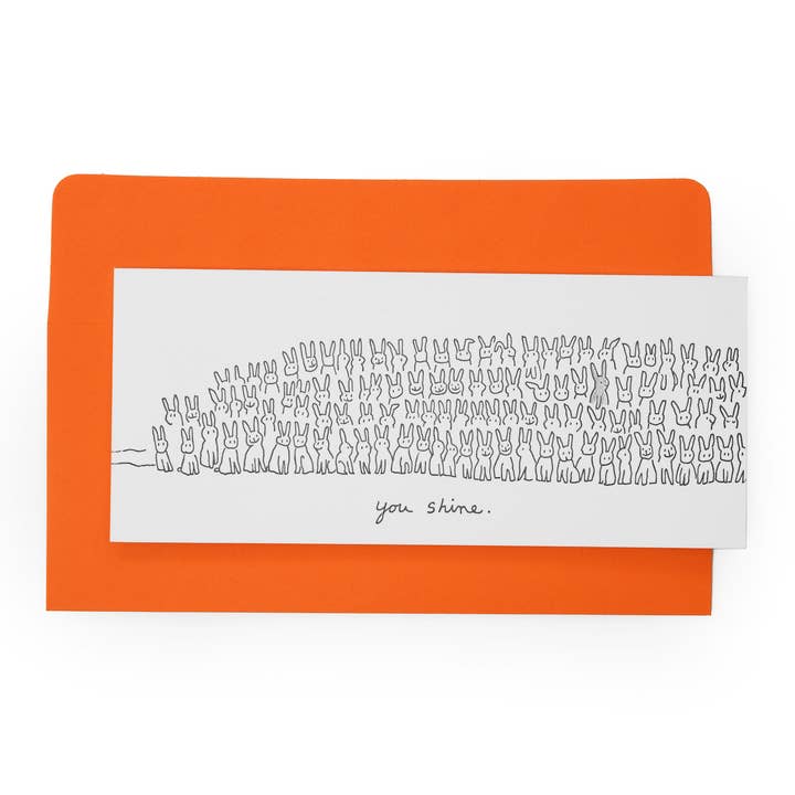 You Shine Greeting Card for wholesale by a wink design