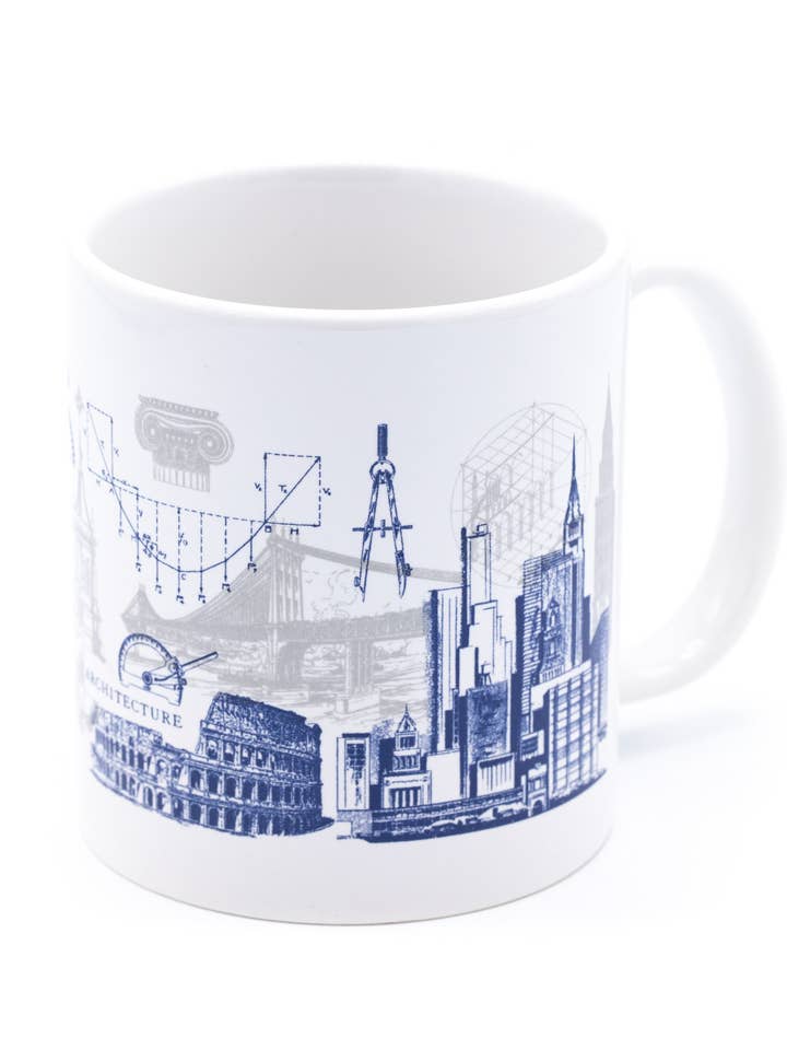 Architecture Mega Mug | 20 oz (Case of 4) for wholesale by Cognitive Surplus