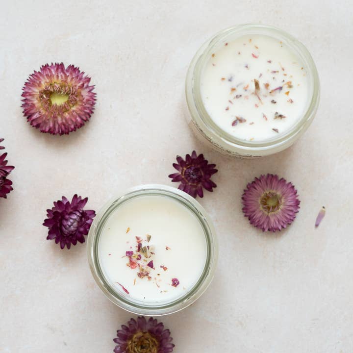 Leaves & Co - Wholesale Jar/Filled Candle - Raspberry Scented Candle Seasonal Jar2