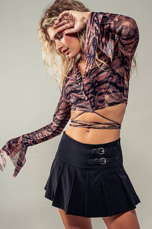 Fashion Week - Wholesale Skirt - Women's - Utility Pleated Skirt9