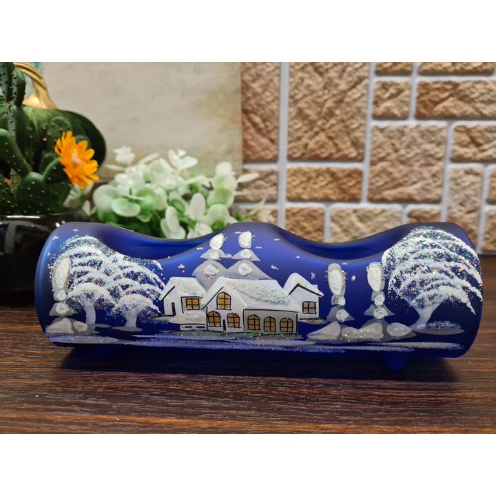 Glass by Iness - Wholesale Candle Holder - Dual Candle Holder - Centerpiece Style6