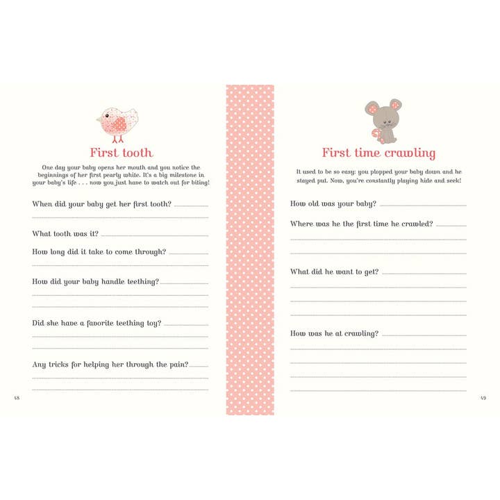 W. W. Norton - Wholesale Journal/Diary - My Book of Firsts with Sophie la girafe®8