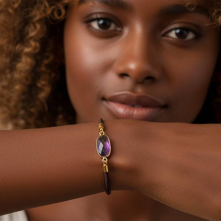 Bracciali Medaglione Ovale Sfaccettato per la vendita all'ingrosso da parte di Artisans de Madagascar