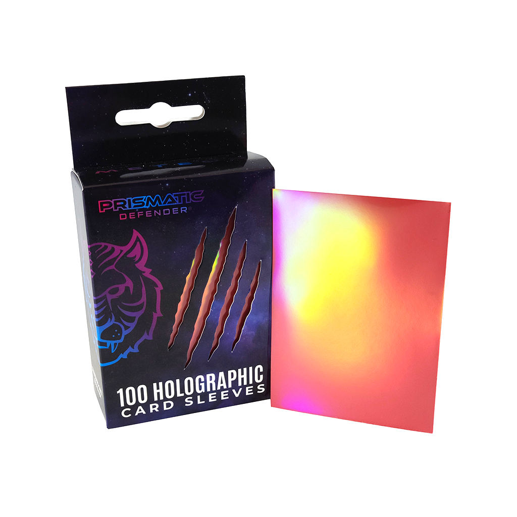 Prismatic Defender® - Vente Jeux de cartes - Protège-cartes holographiques Prismatic Defender® - Taille standard - 3 motifs en foil30