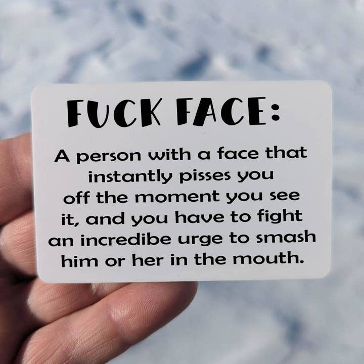 Imán Fuck Face para venta al por mayor de 316 Legacy LLC