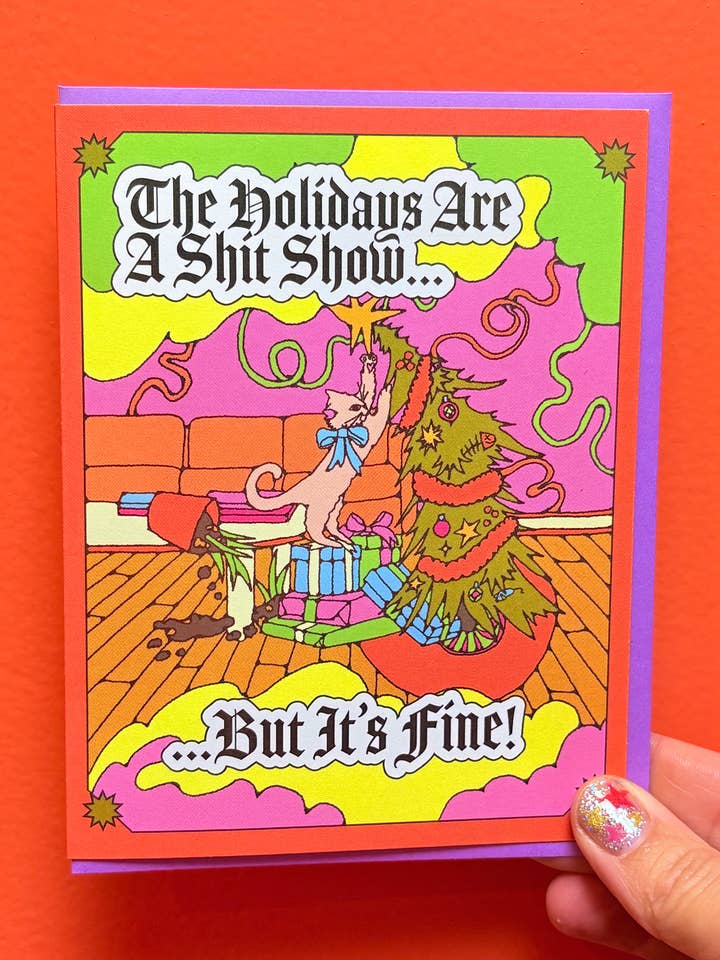 Card - Holiday Shit Show for wholesale by Ash + Chess
