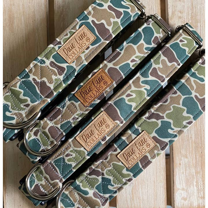 Dixie Lane Collars - Wholesale Pet Collar - Dog - Camo Marsh Dog Collar, Duck Camo, Camouflage