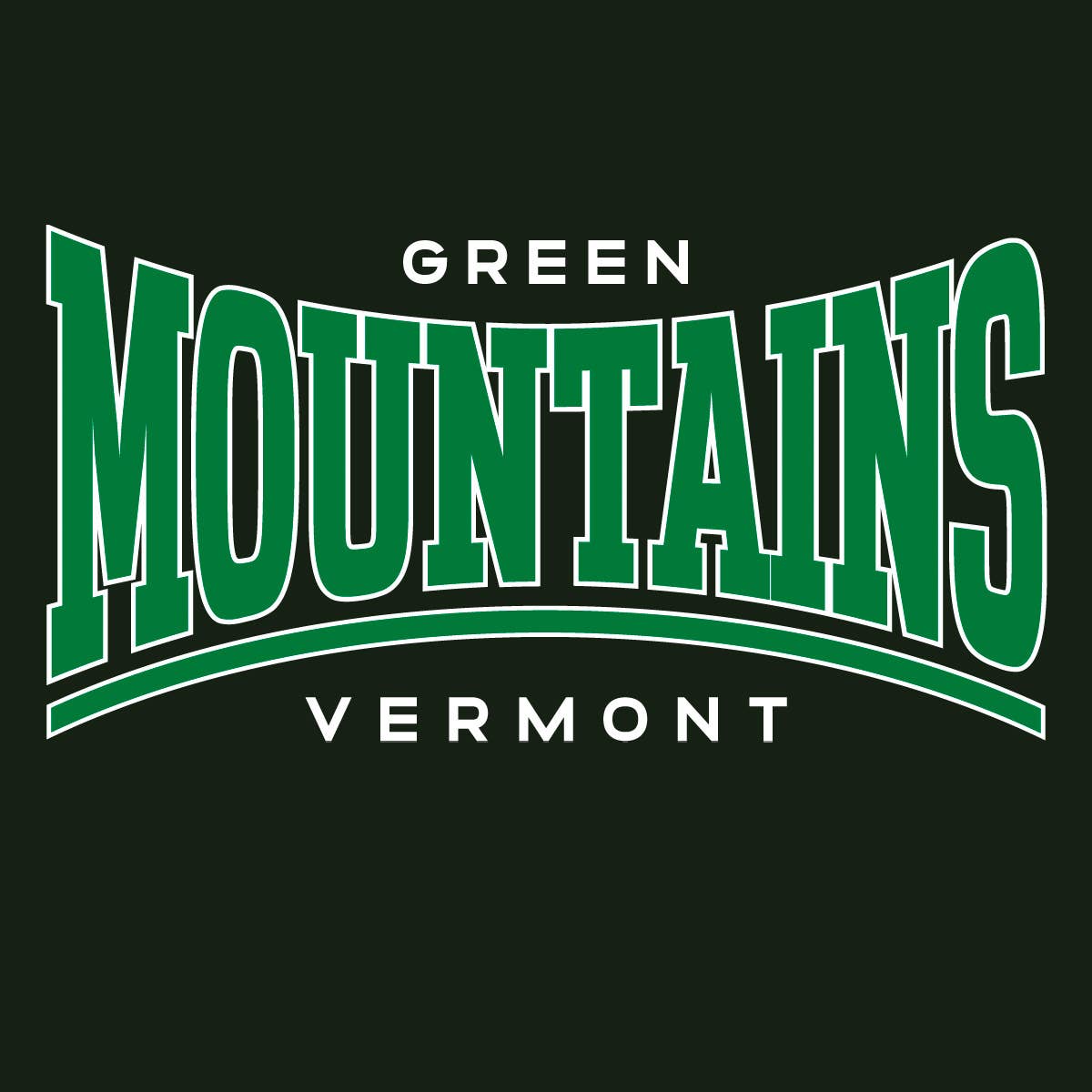 RetroPlanet - Wholesale T-Shirt (Graphic) - Unisex - Green Mountains Vermont T-Shirt, Sweatshirt, Hoodie Adult1