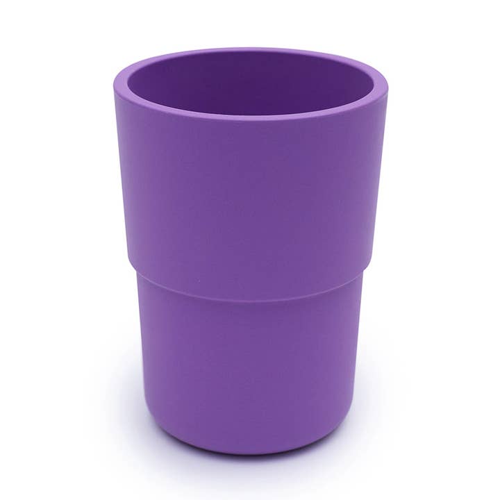 Bobo & Boo AUS - Wholesale Drinking glass/cup – Kids & Baby - Plant-Based Cup - Purple (300ml)0