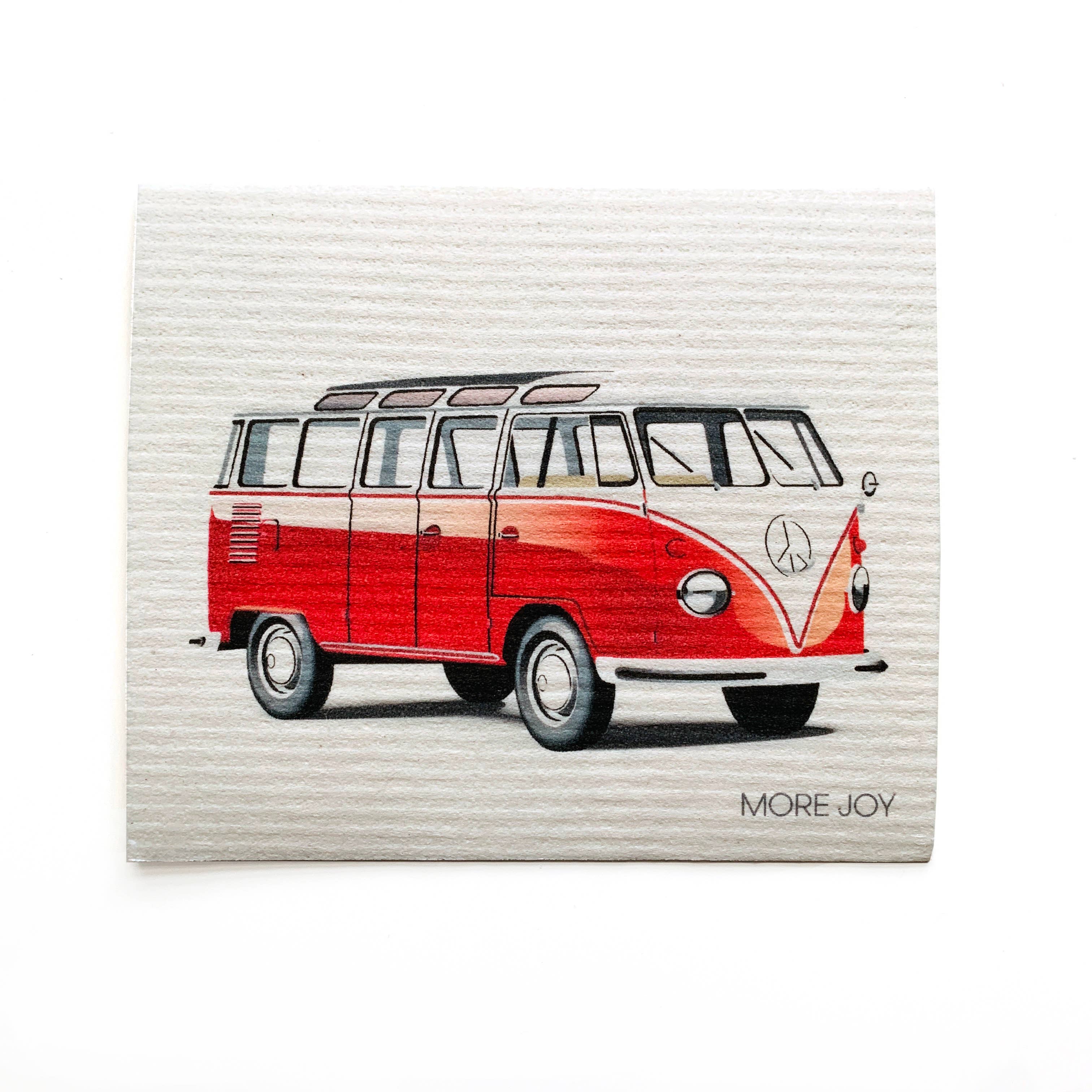 Beautiful Handmade Clay Hanging Red VW Camper Van Decoration/gift Tag New 