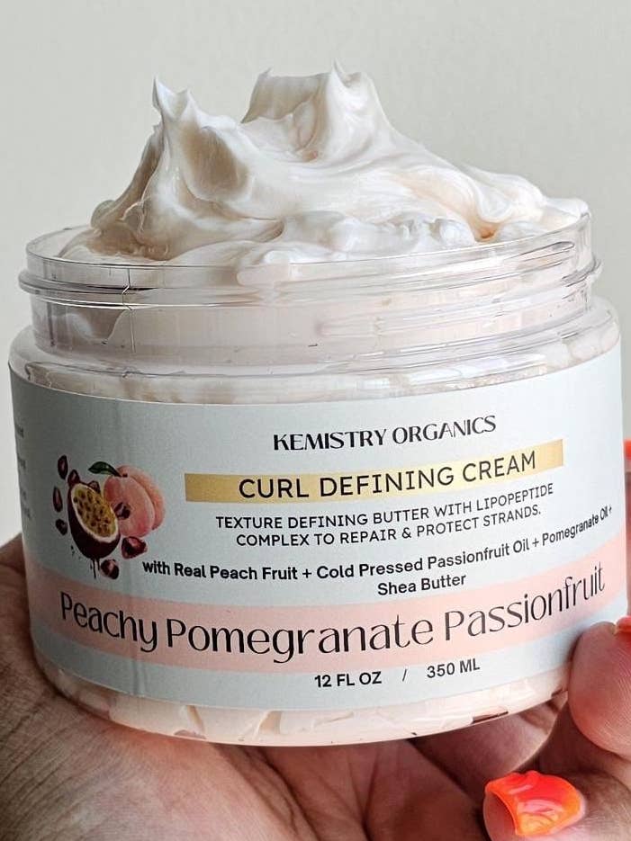 Creme para Caracóis de Pêssego, Romã e Maracujá por atacado de Kemistry Organics