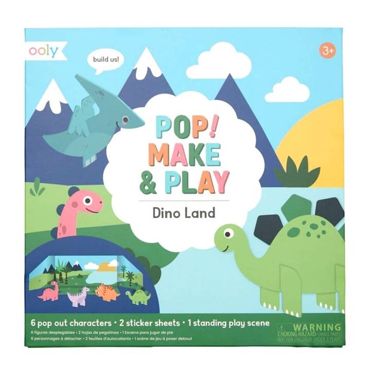 Bobangles - Wholesale Toy set – Kids - Ooly Pop, Make Play - Dinoland