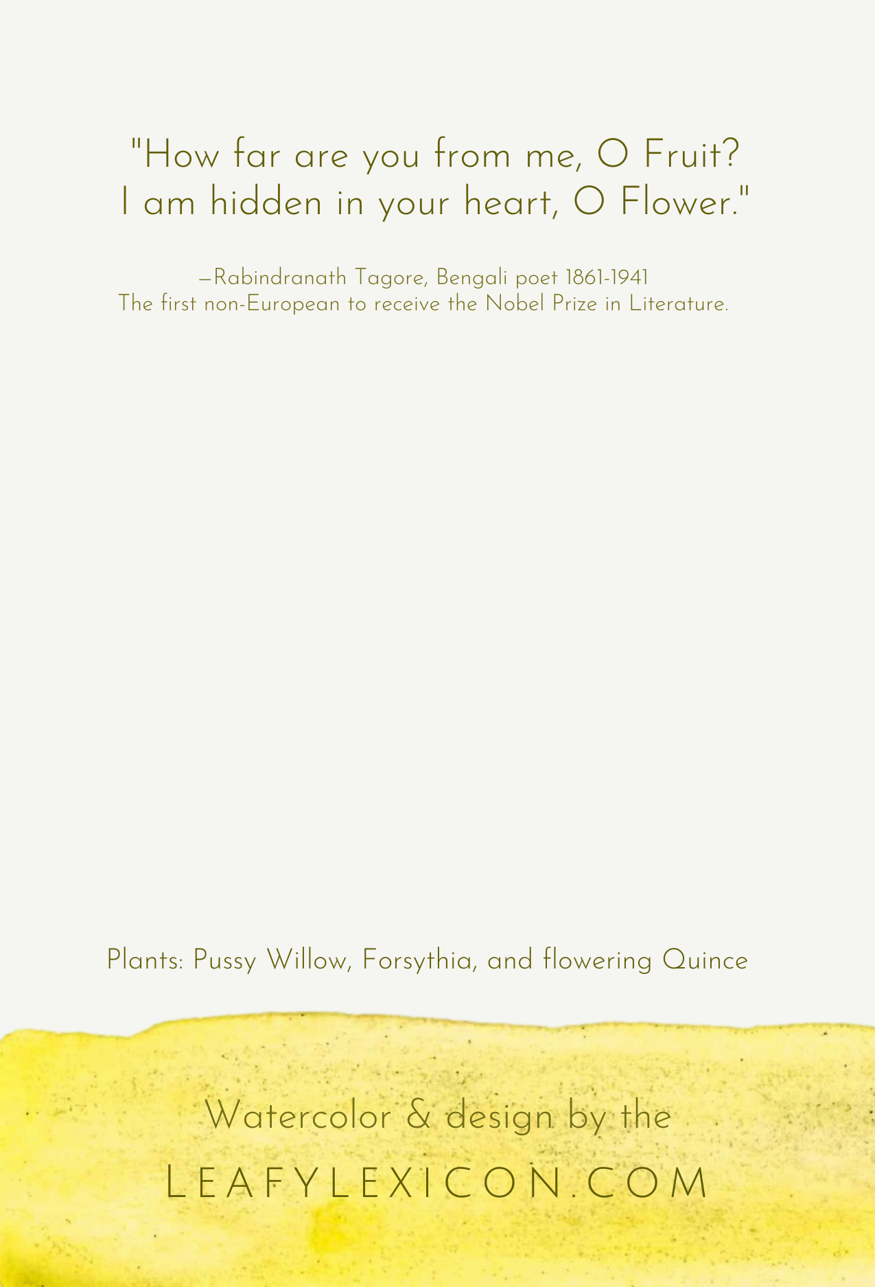 Leafy Lexicon - Wholesale Everyday Greeting Card - Burst! greeting card1