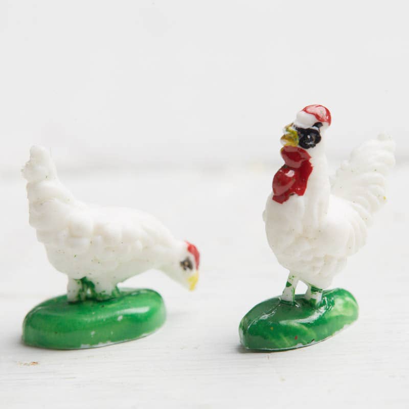 Factory Direct Craft - Wholesale Decorative Tabletop Object - Micro Miniature Farm Chicken Figurine1