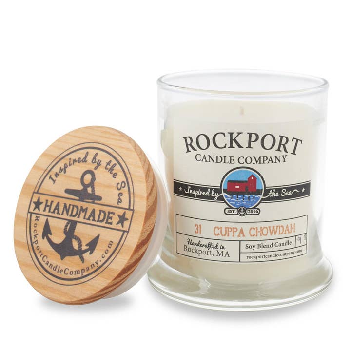 Rockport Candle Company - Wholesale Jar/Filled Candle - 31 Cuppa Chowdah Candle