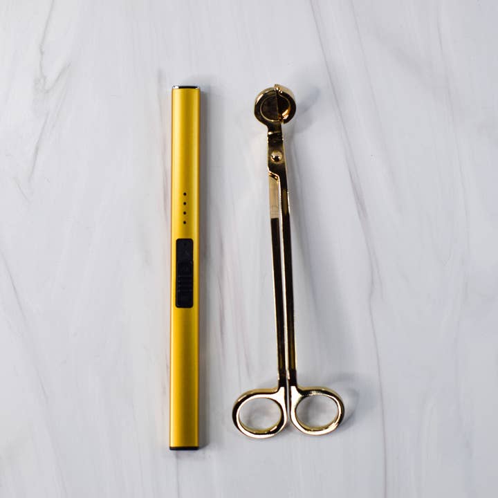 Sustainable Grace - Wholesale Lighter - Gold Rechargeable Electric Candle Lighter - Flameless3