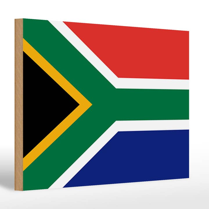 Flag of South Africa wooden sign 30x20cm Flag of South Africa for wholesale by Femer